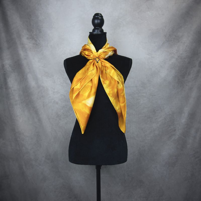 Hodvábna šatka LIMITED_094, Vyrobená na Slovensku, 90 x 90cm