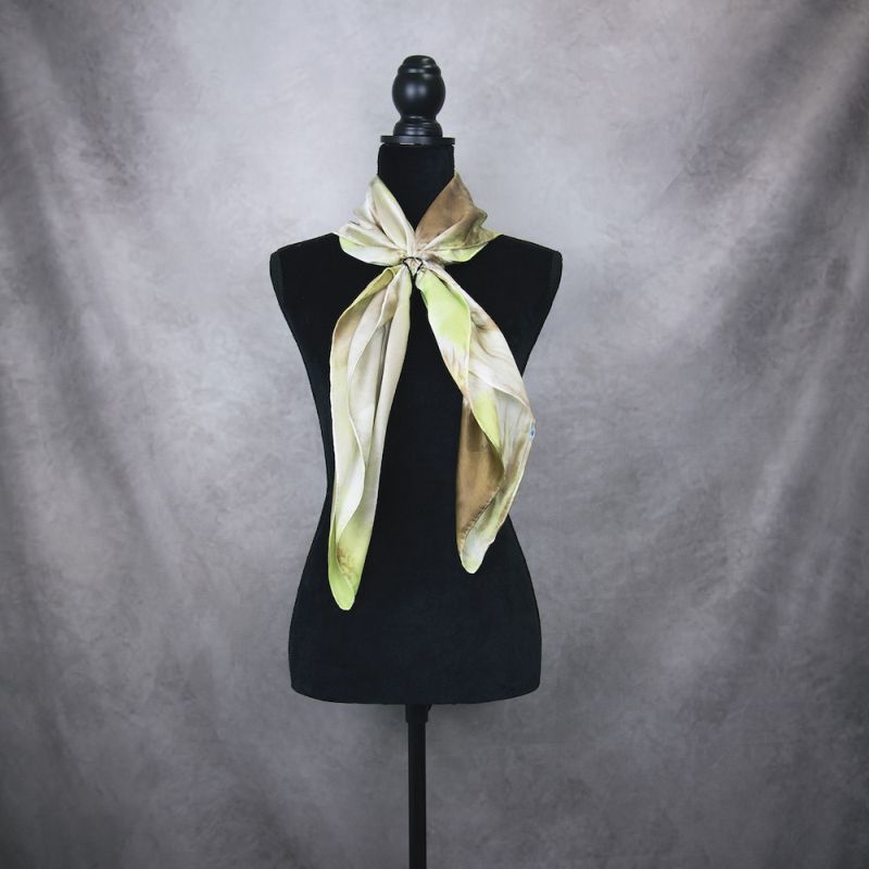Hodvábna šatka LIMITED_102, Vyrobená na Slovensku, 90 x 90cm