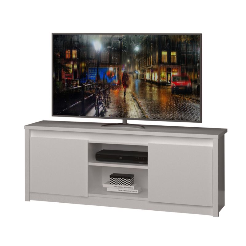 Kondela TV stolík, 125cm, biely, ERODIN 2D