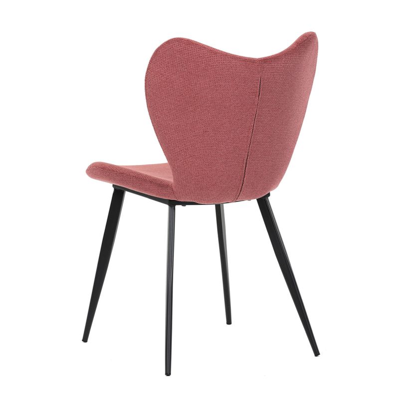 Jedálenská stolička, červená, látka, DCL-1031 RED2