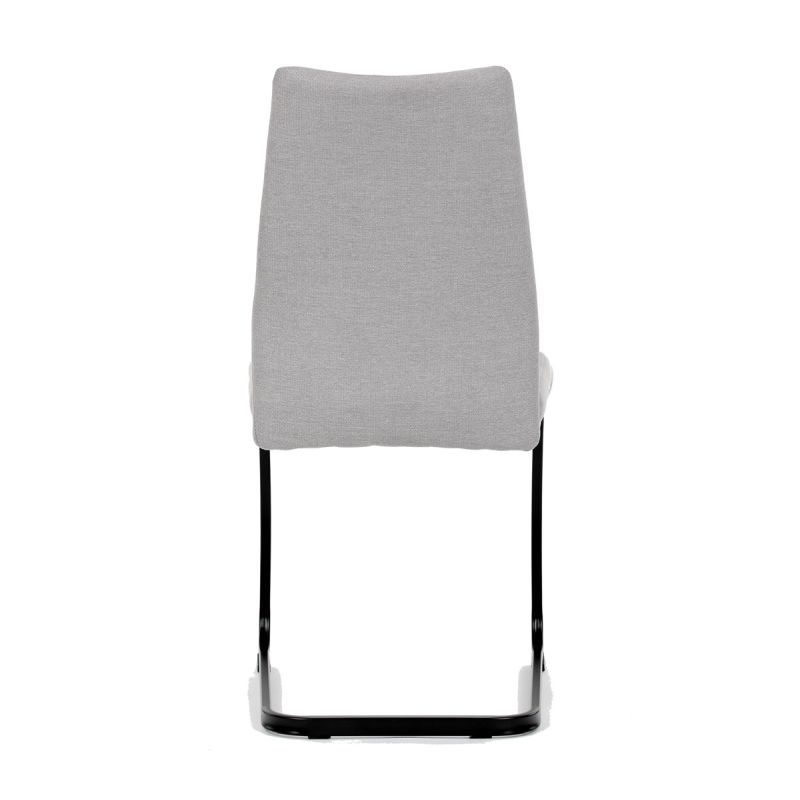 Jedálenská stolička, hnedá, látka, DCL-438 LAN2