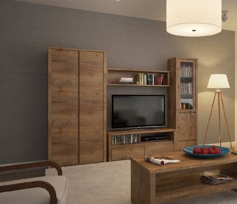 Komoda, 90cm, 3-zásuvková, lefkas ciemny, MONTANA K3S