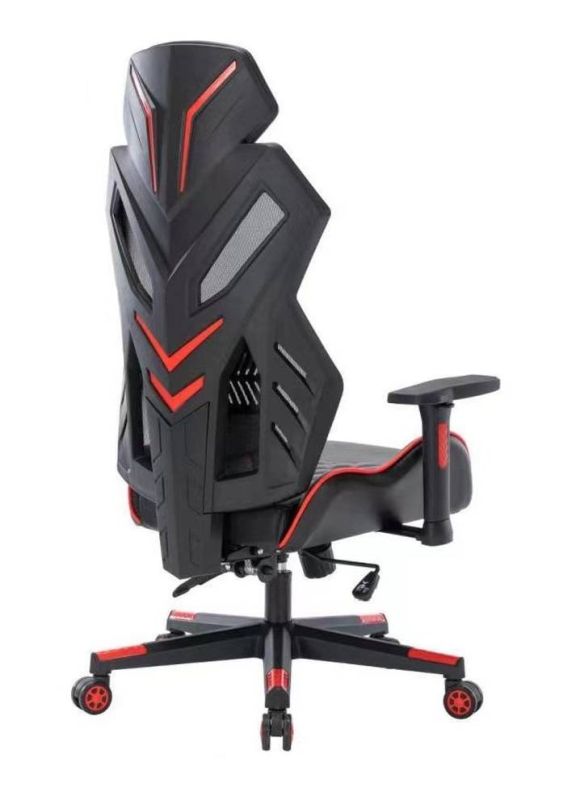 Kancelárske kreslo, čierna ekokoža a látka, REVOLT