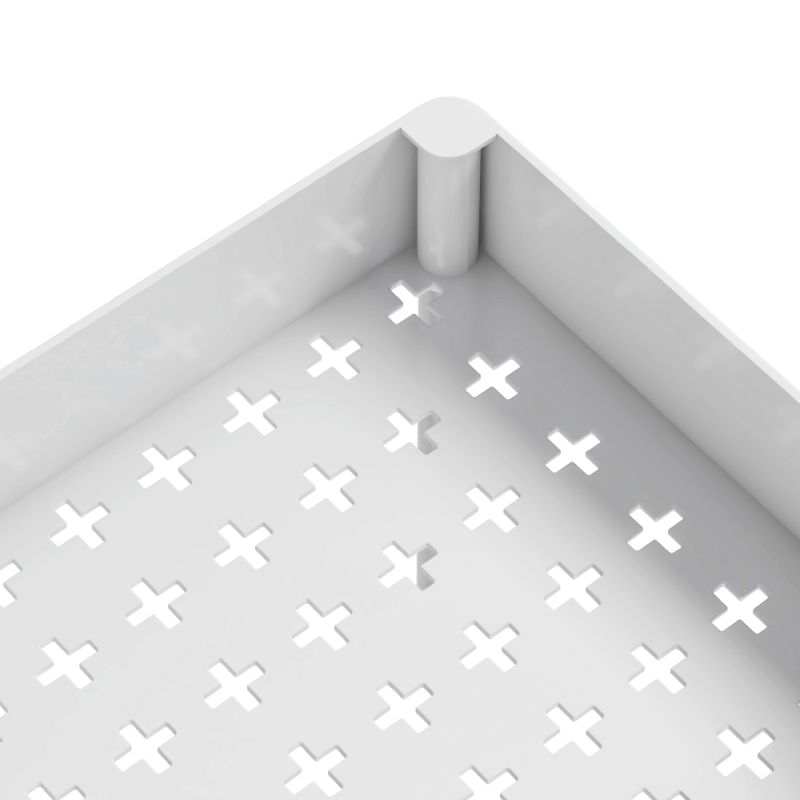 Pojazdný regál, 40cm, biely, ALIOL TYP 1