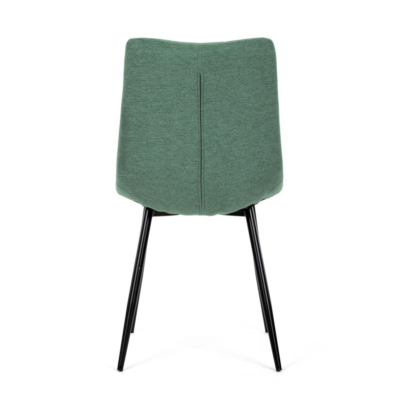 Jedálenská stolička, zelená, látka, DCL-193 GRN2