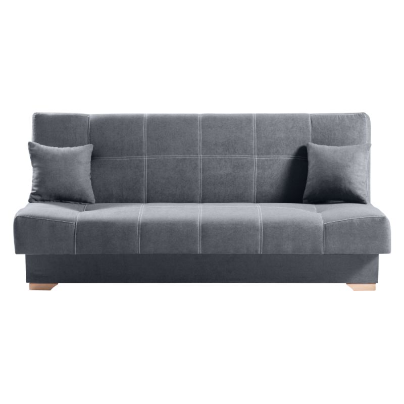 Rozkladacia pohovka, sivá, GINY