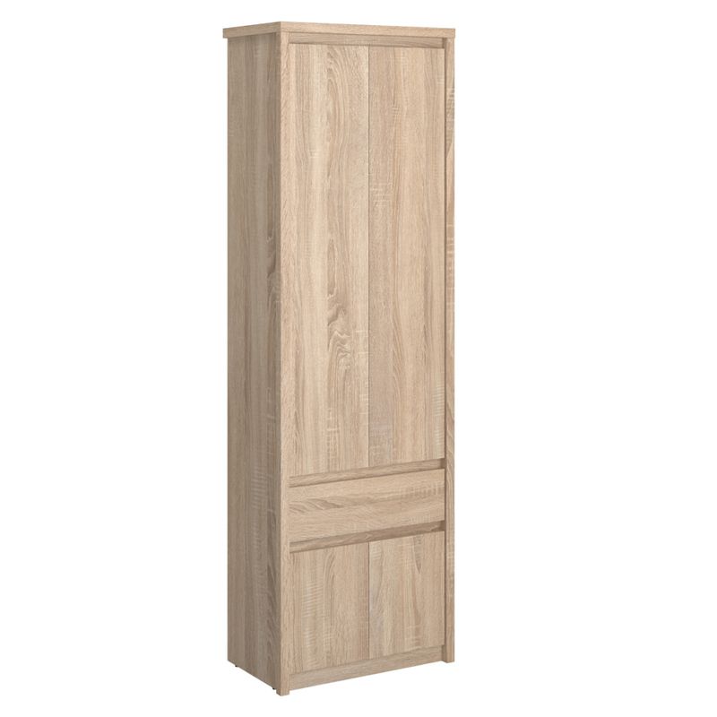 Skriňa, 66cm, kombinovaná, dub sonoma, NORTY TYP 22 4D1S