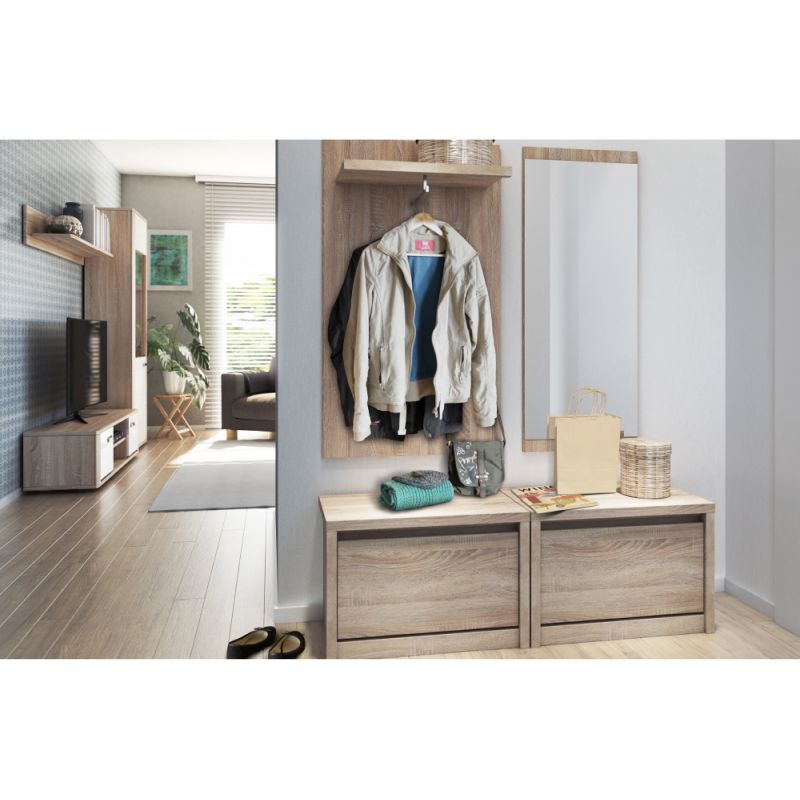 Botník, 66cm, dub sonoma, NORTY TYP 23 1K