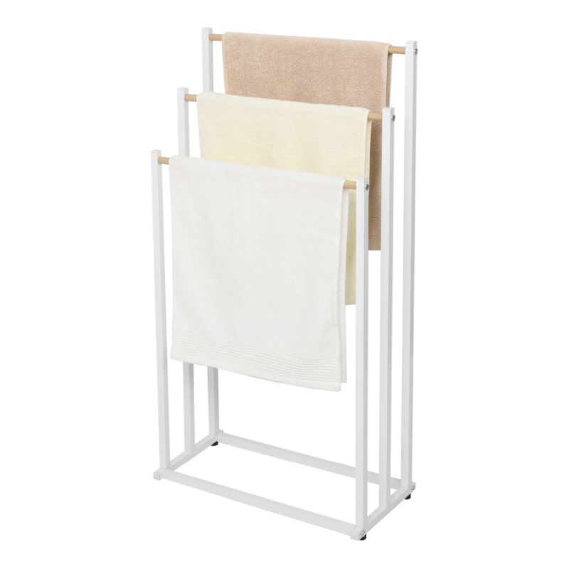 Stojan na uteráky, 43cm, biely, POLDO