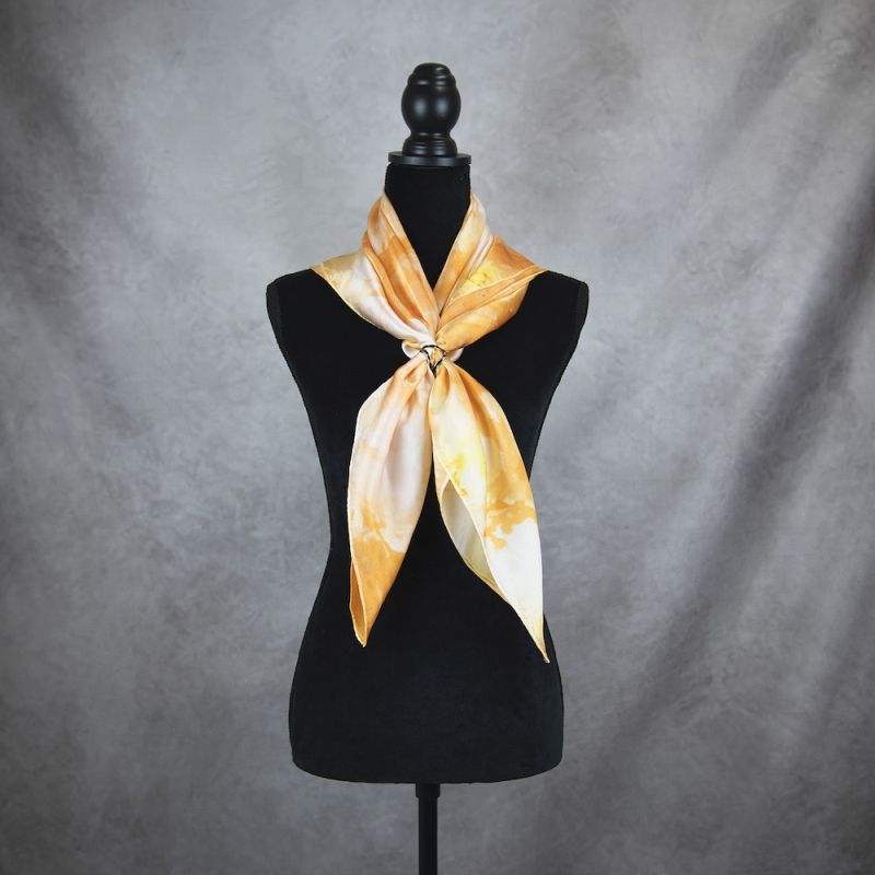 Hodvábna šatka LIMITED_159, Vyrobená na Slovensku, 90 x 90cm
