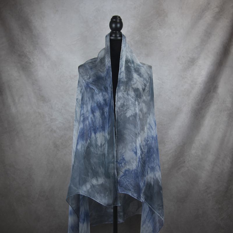 Hodvábny šál LIMITED_046, Vyrobený na Slovensku, 180 x 110cm