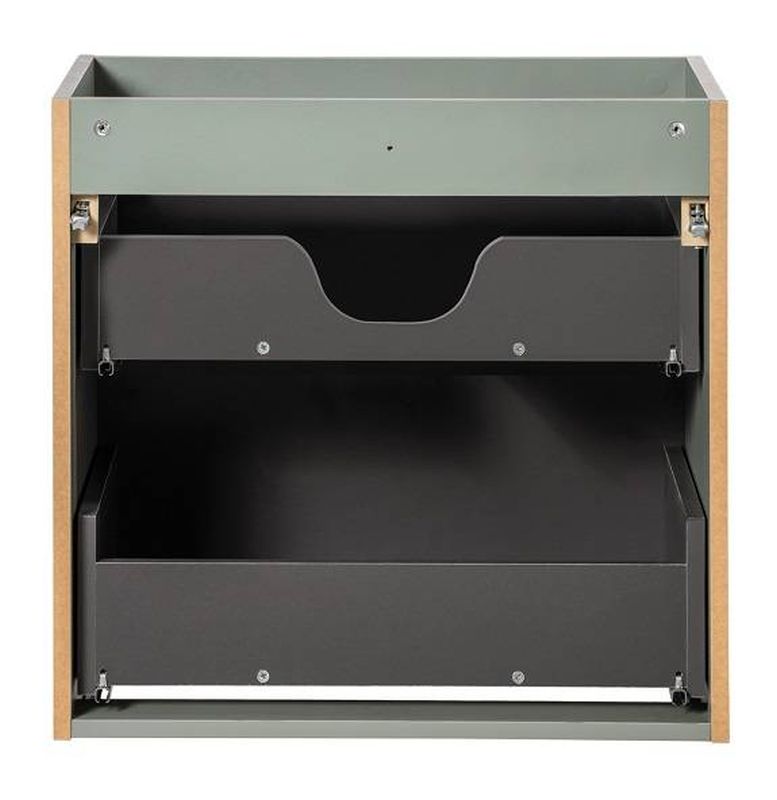 Skrinka pod umývadlo, 60cm, reed green, LINE REED GREEN 82-60-2S