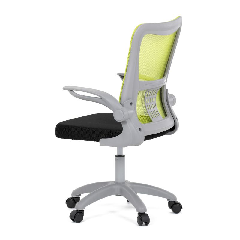 Detská stolička, zelená, sieťovina, 120 kg, KA-K2008 GRN