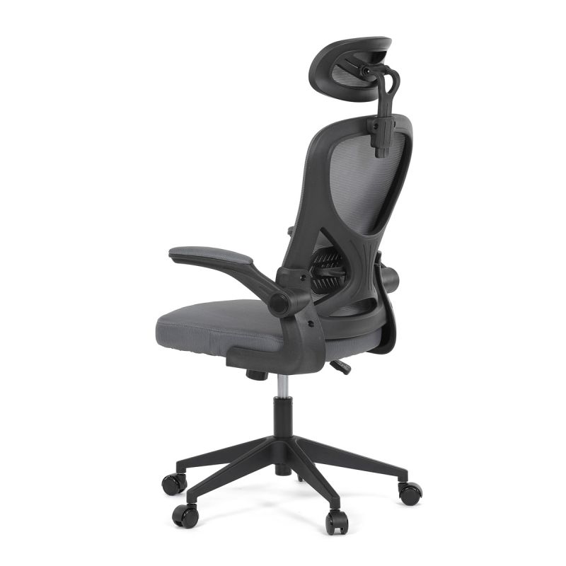 Kancelárska stolička, sivá, sieťovina, 120 kg, KA-K2021 GREY