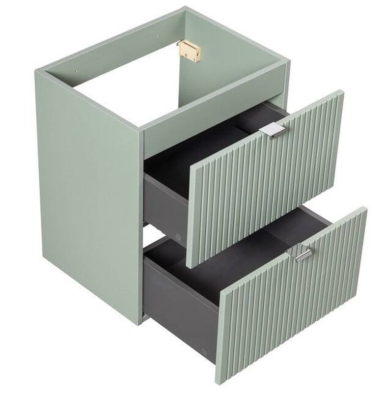 Skrinka pod umývadlo, 50cm, reed green, LINE REED GREEN 82-50-2S