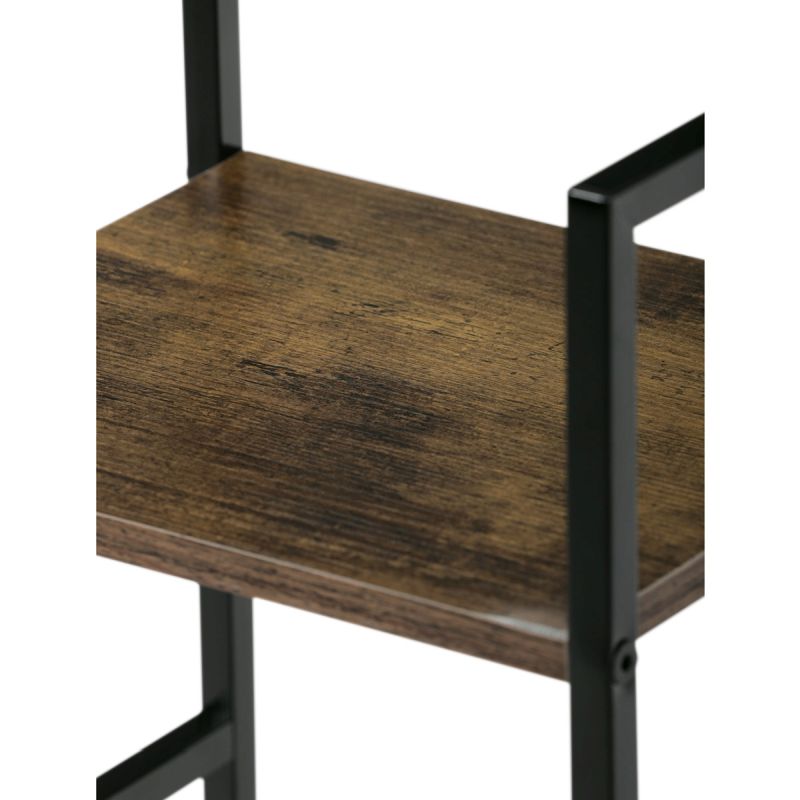 Regál, 29cm, kov, MDF, staré drevo, GD-212 OLW