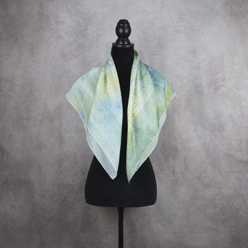 Hodvábna šatka MEDÚZA MIX FARIEB_3, 85 x 85cm, Vyrobená na Slovensku