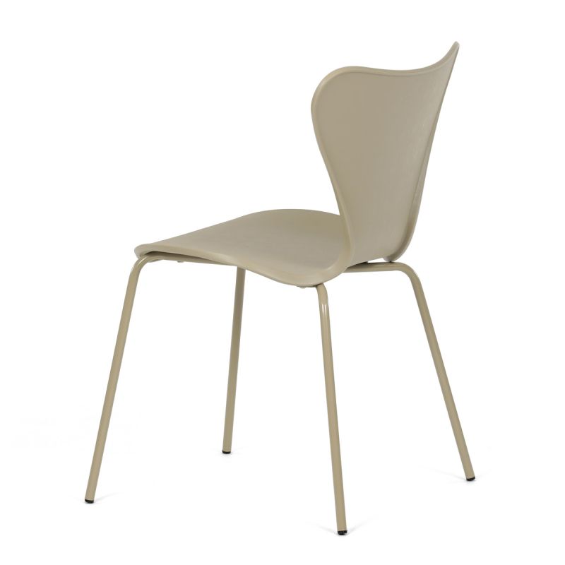 Jedálenská stolička, plast, hnedá, CT-X7034 CAP