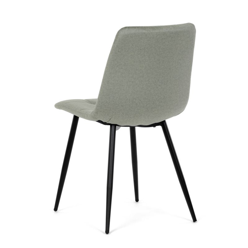 Jedálenská stolička, zelená, zamatová, látka, DCL-X7015 GRN2