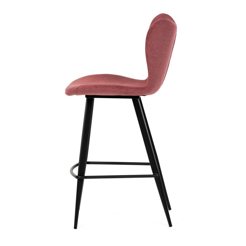 Barová stolička, červená látka, AUB-1068 RED2