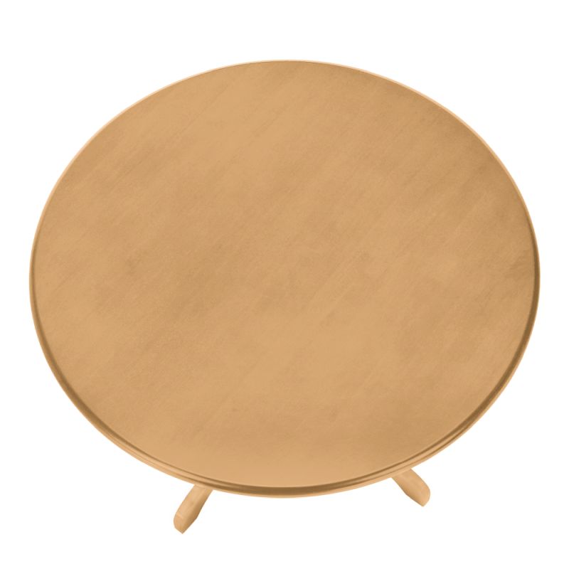 Jedálenský stôl, okrúhly 106cm, MDF, dub svetlý, TABLOS