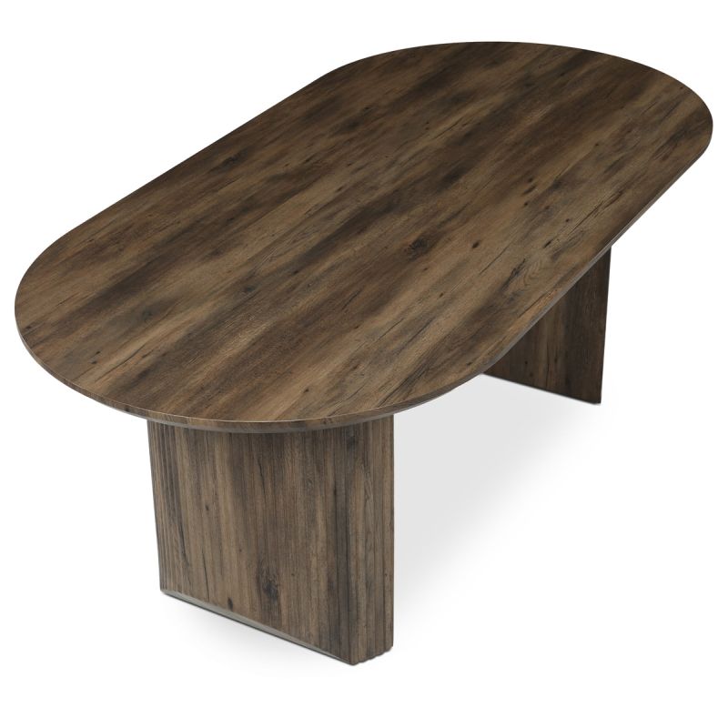 Jedálenský stôl 200x100cm, MDF, orech, HT-W1578 WAL