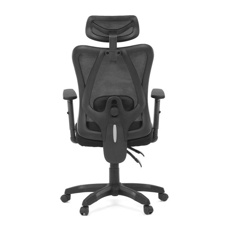 Kancelárska stolička, čierna, sieťovina, 120 kg, KA-R215 BK