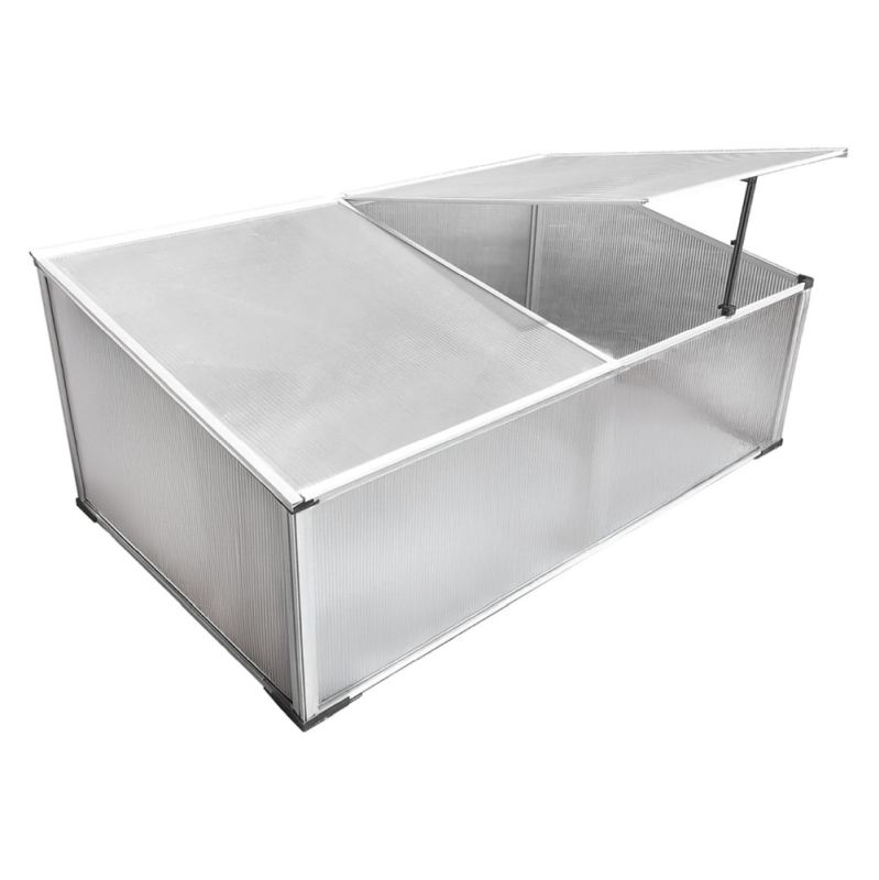 Záhradný skleník/parenisko, polykarbonát, 100x60x30 cm, LENSAR