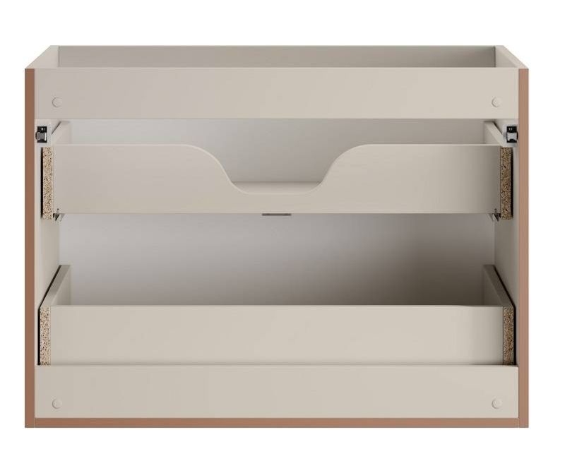 Skrinka pod umývadlo, 80cm, cashmere mat, BELLA 82-80-46-2S