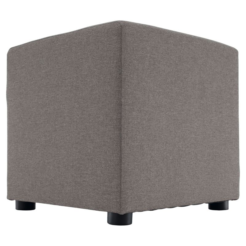 Taburet, 40cm, sivobéžová Taupe látka Twist, REGOR