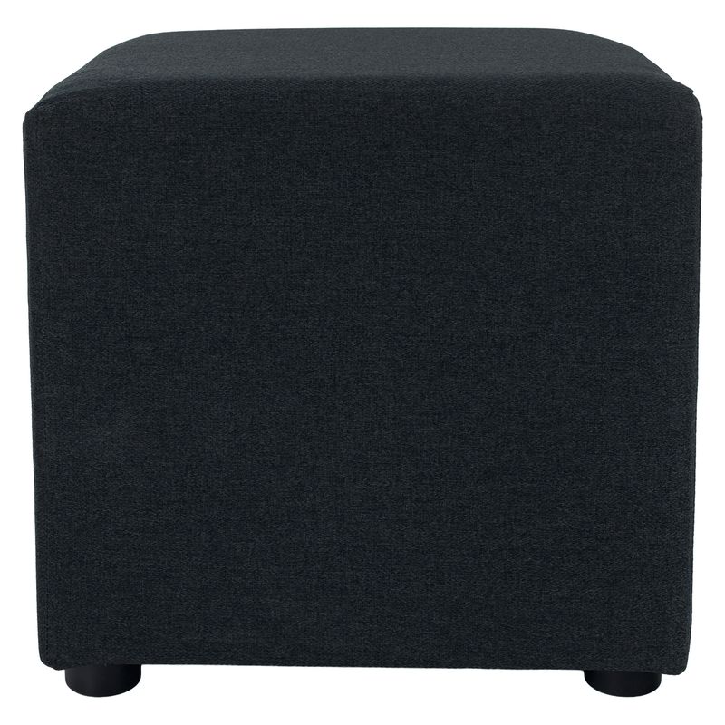 Taburet, 40cm, tmavosivá látka Twist, REGOR