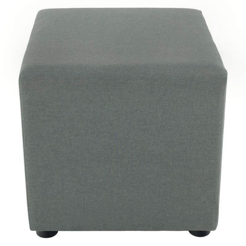 Taburet, 40cm, zelená látka Savana, REGOR