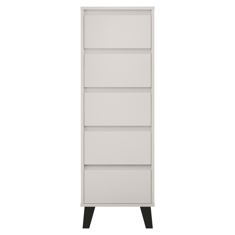 Komoda, 40cm, 5-zásuvková, kašmír, BOGAN NEW 5S40