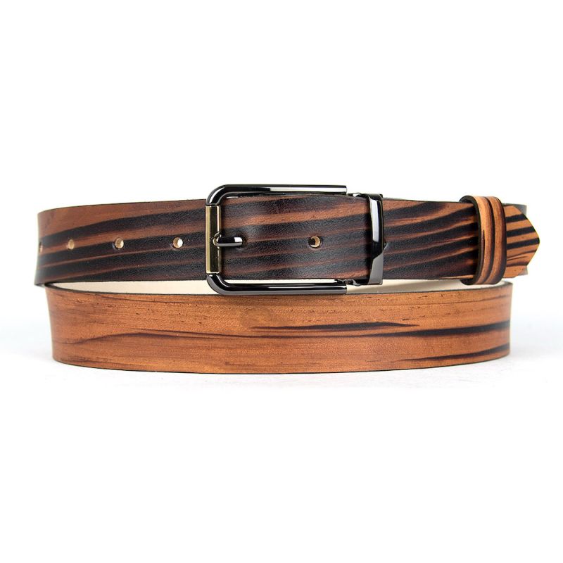 Ručne maľovaný kožený opasok, 140cm, Limitovaná edícia 06