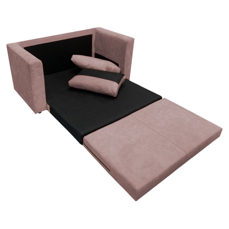 Rozkladacia pohovka, ružová látka, BEJA