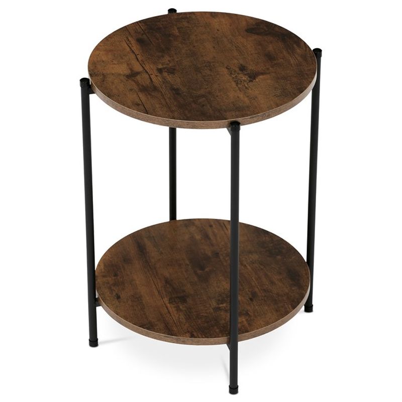 Príručný stolík 44x44cm, MDF, staré drevo, CT-G1005 OLW