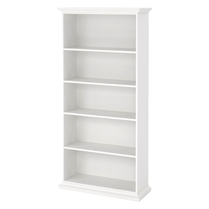 Regál, 96cm, otvorený, biely, PARIS 79864