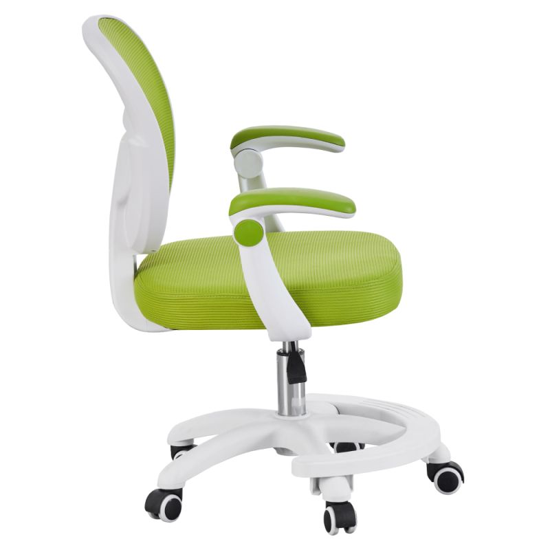 Otočná stolička, zelená sieťovina, TRIXI TYP 2