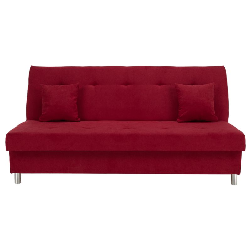 Rozkladacia pohovka, červená látka, ALADA