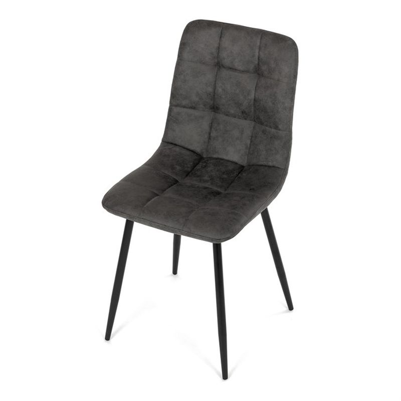 Stolička, čierna, látka vintage, CT-281 BK3
