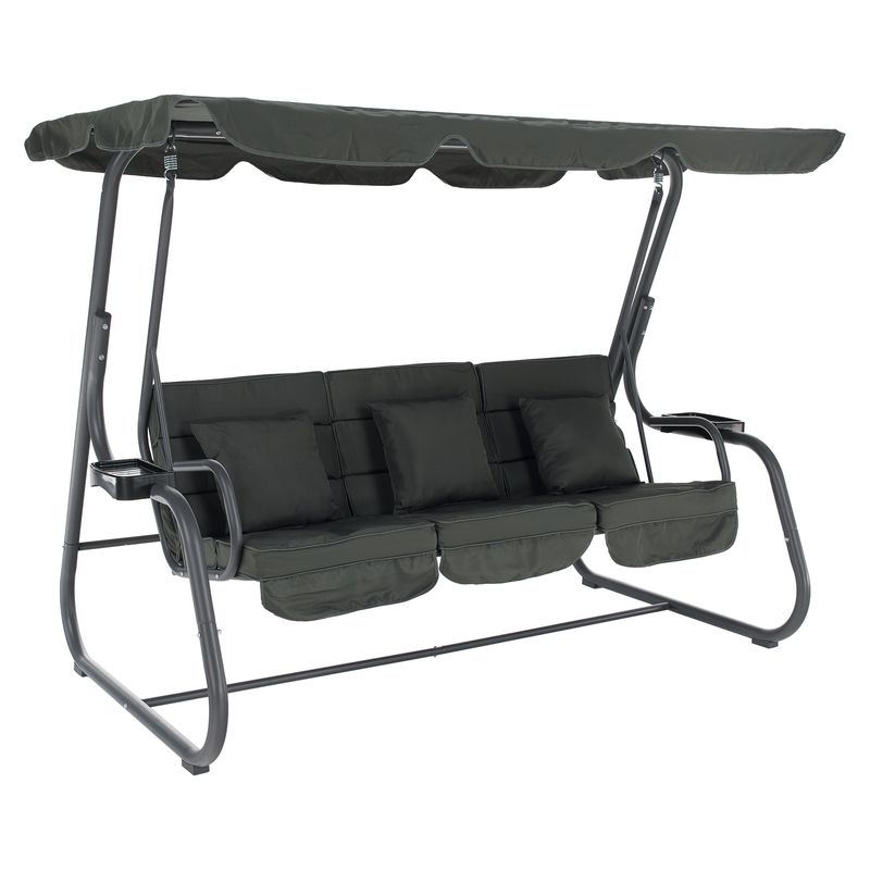 Záhradná hojdačka, tmavosivá, MIJA