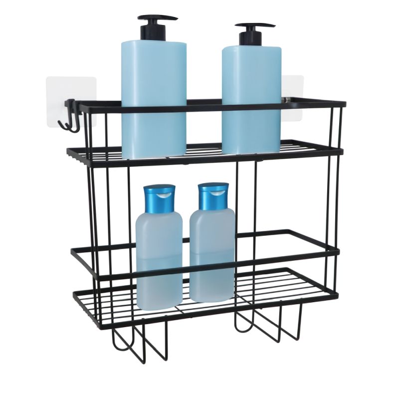 Organizér do kúpelne, 34cm, čierny, SABRINA