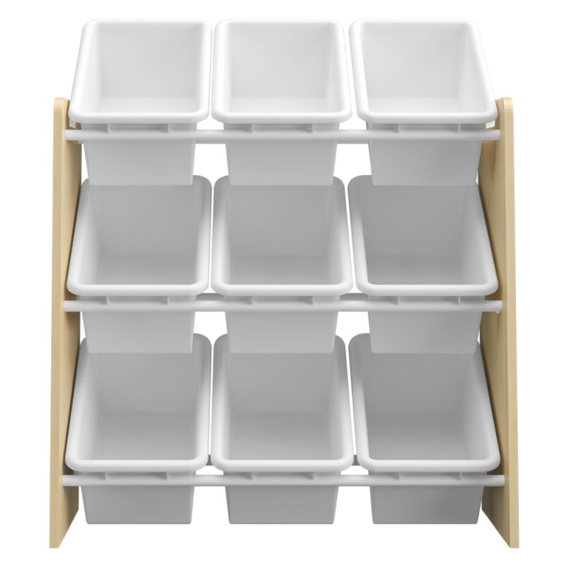 Organizér na hračky, 65cm, prírodný, biely, BOIS