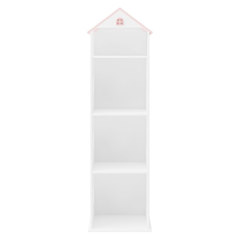 Detská knižnica, 40cm, biela, ružová, MAISON TYP 2