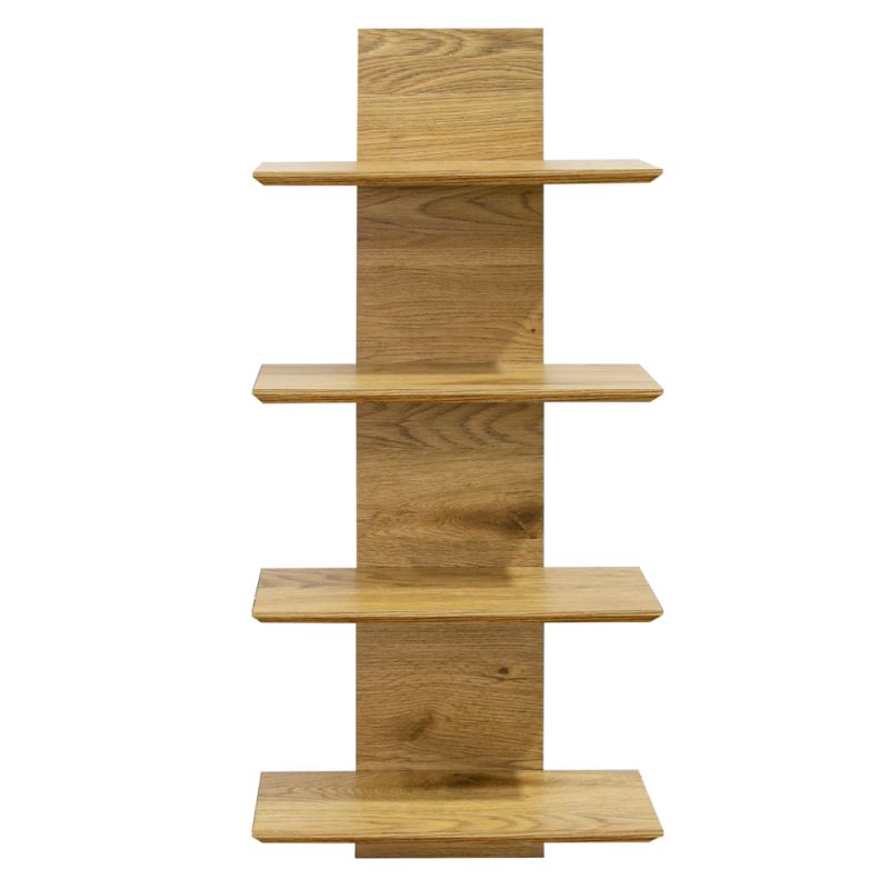 Polica závesná, 40cm, dub, ROBUS