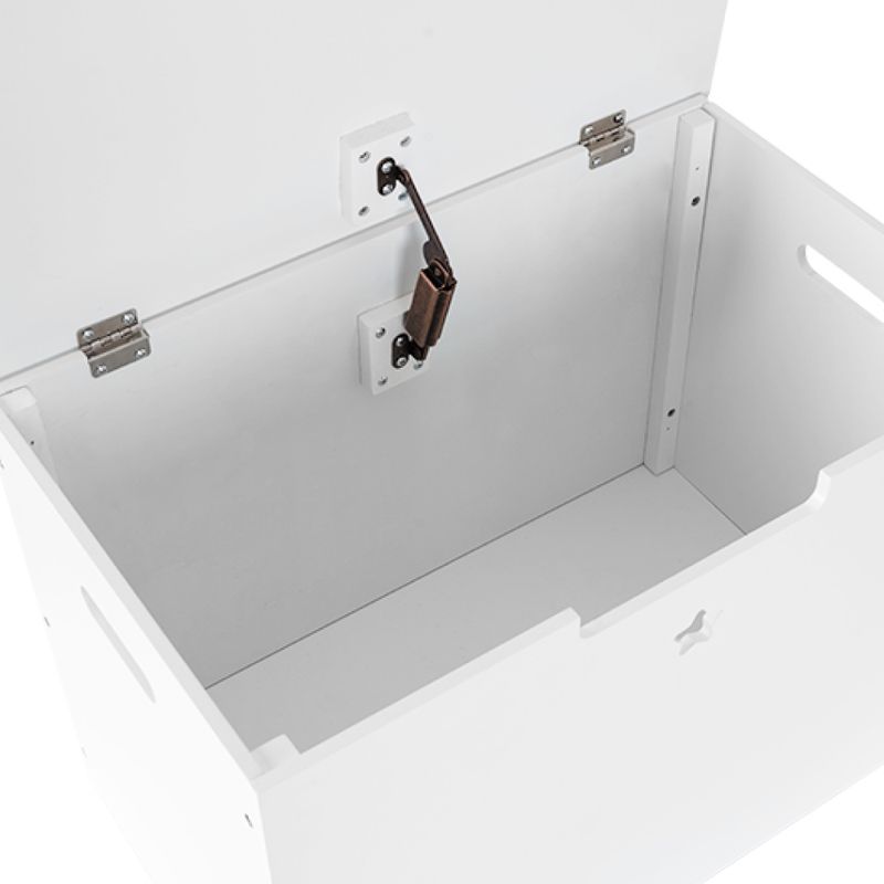 Úložný box na hračky, 60cm, biely, BOLIS