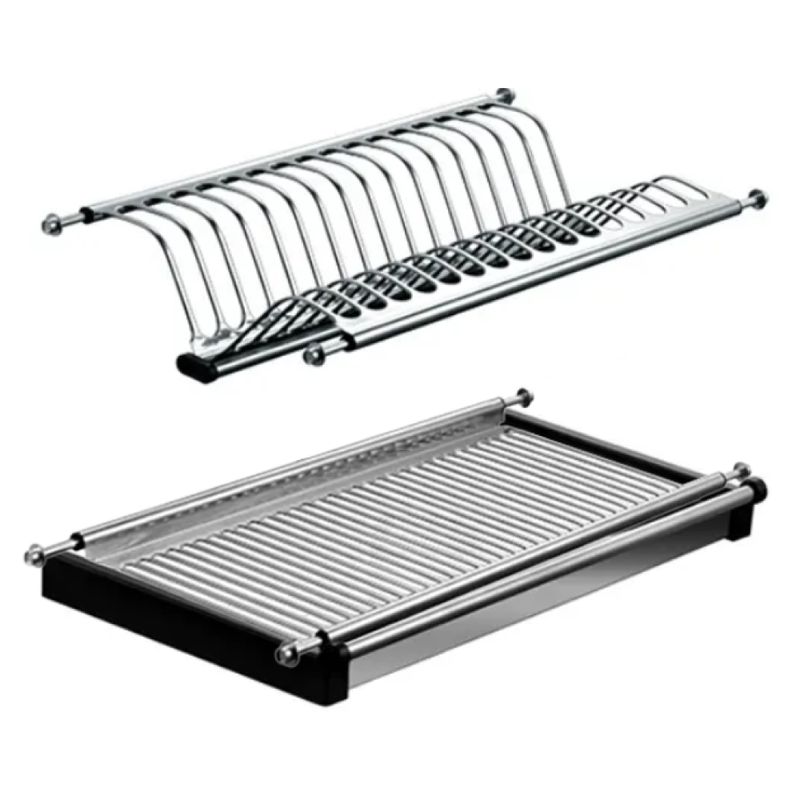 Odkvapkávač na riad do hornej skrinky, 76cm, nehrdzavejúca oceľ, KAPIO TYP 3