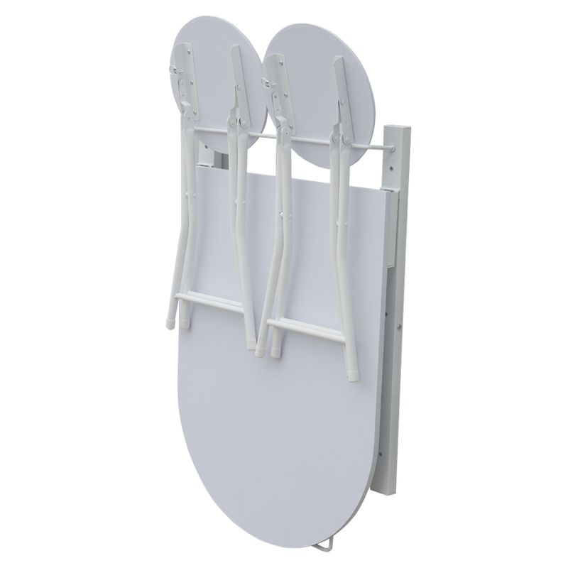 Jedálenský set 1+2, 60x80cm, MDF, biely, AMADEO NEW