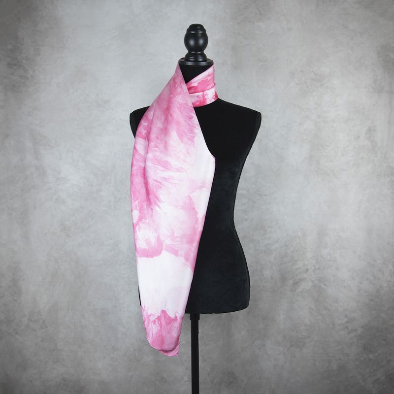 LIMITED_216 – Ručne vyrábaná Hodvábna Šatka 90 × 90 cm, Jeden kus