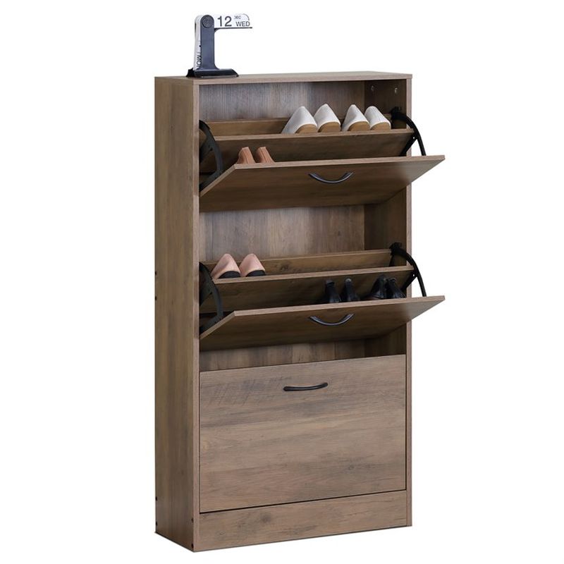 Botník, 60cm, MDF, hnedý, ABO-G1016 ELM